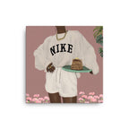 CHOCOLATE NIKE PANCAKES Canvas - Aaronya Paints