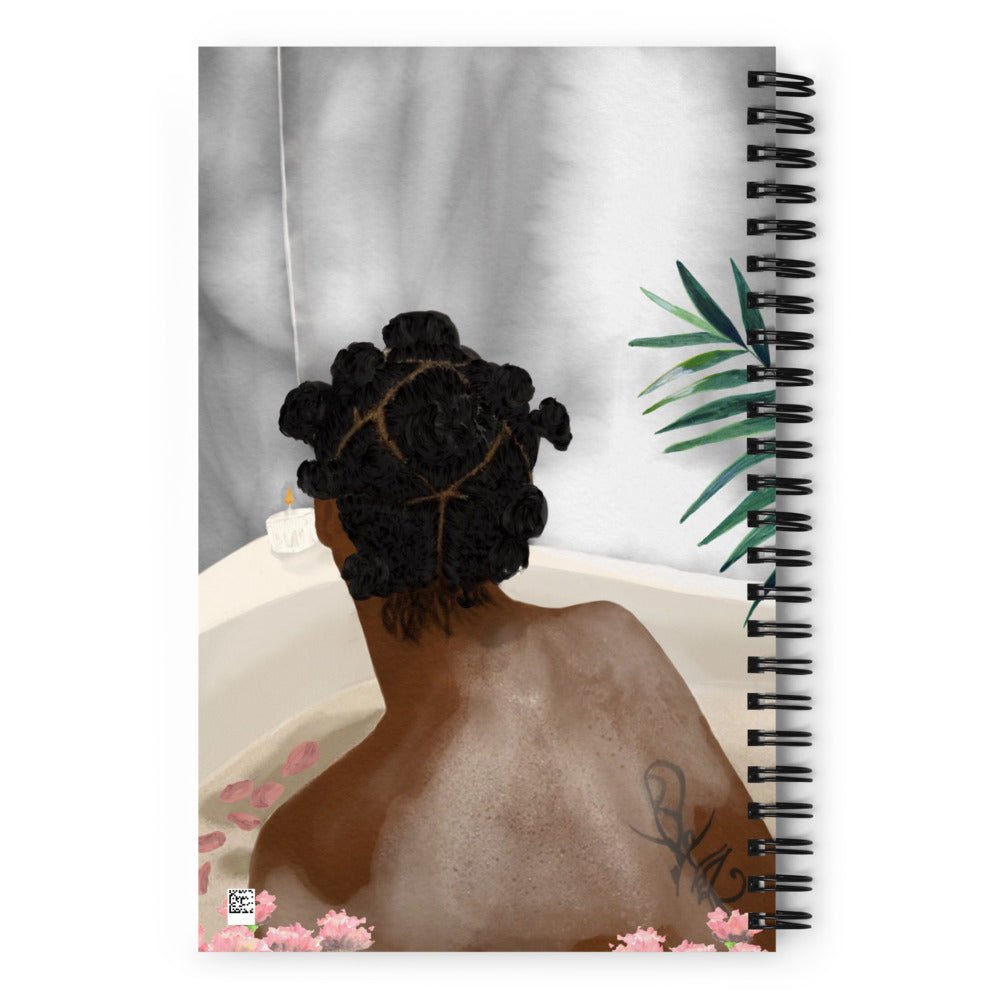 Decompress Spiral notebook - Aaronya Paints