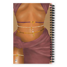 Load image into Gallery viewer, Divine Woman Spiral notebook - Aaronya Paints
