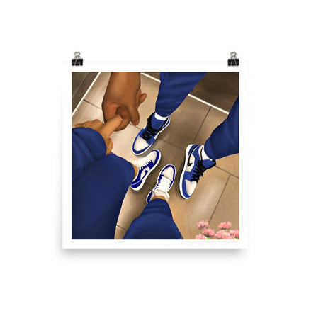 DRIP TOGETHER Poster - Aaronya Paints