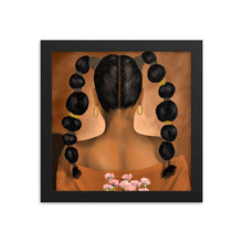 Load image into Gallery viewer, Natural Girl Framed poster
