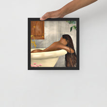 Load image into Gallery viewer, Reset and Relax Framed poster
