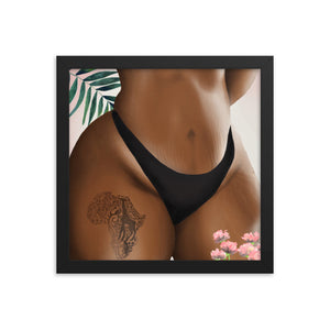 VOLUPTUOUS Framed poster