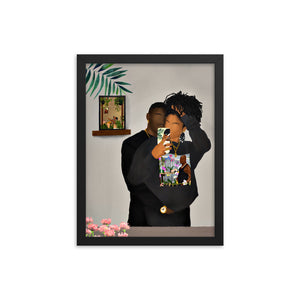 DAY OFF Framed poster