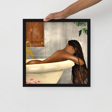 Load image into Gallery viewer, Reset and Relax Framed poster
