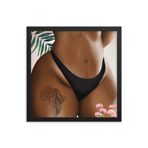 VOLUPTUOUS Framed poster