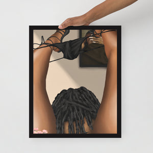 CERTIFIED PLEASER Framed poster