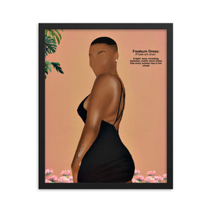 FREAKUM DRESS Framed poster