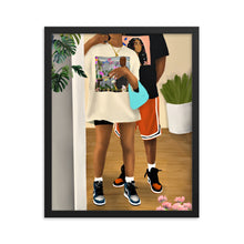 Load image into Gallery viewer, Mirror Check Framed poster
