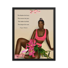Load image into Gallery viewer, Beauty and Poetry Framed poster

