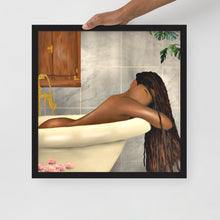 Load image into Gallery viewer, Reset and Relax Framed poster

