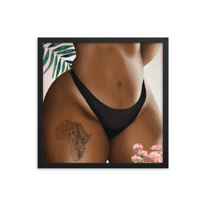 VOLUPTUOUS Framed poster