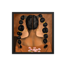 Load image into Gallery viewer, Natural Girl Framed poster
