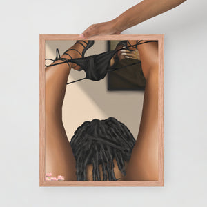 CERTIFIED PLEASER Framed poster