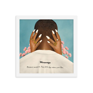 PROTECT Framed poster
