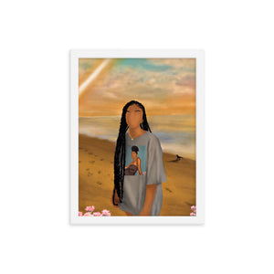 Calm, Free, & At Peace Framed poster
