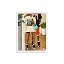 Load image into Gallery viewer, Mirror Check Framed poster

