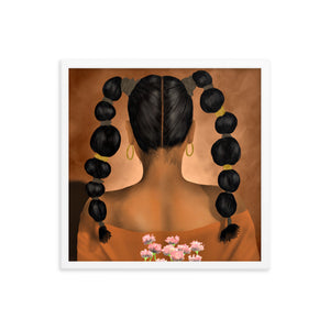 Natural Girl Framed poster