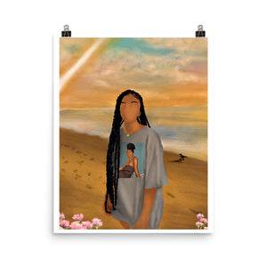 Calm, Free, & At Peace Poster