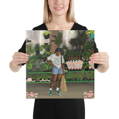 FLOWER SHOP Canvas