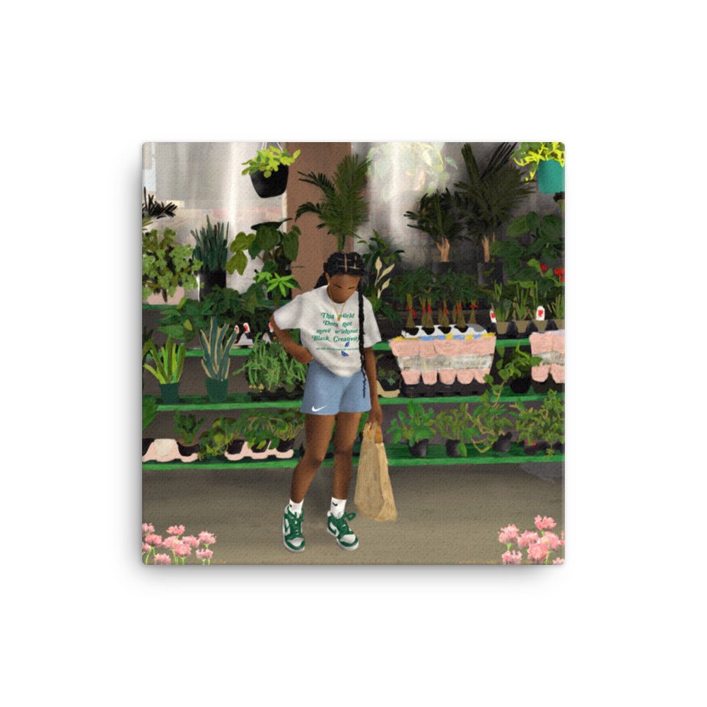 FLOWER SHOP Canvas - Aaronya Paints