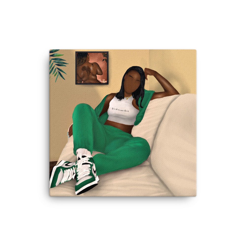 Just Relax Canvas - Aaronya Paints