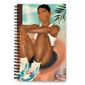 Laid Back Spiral notebook - Aaronya Paints
