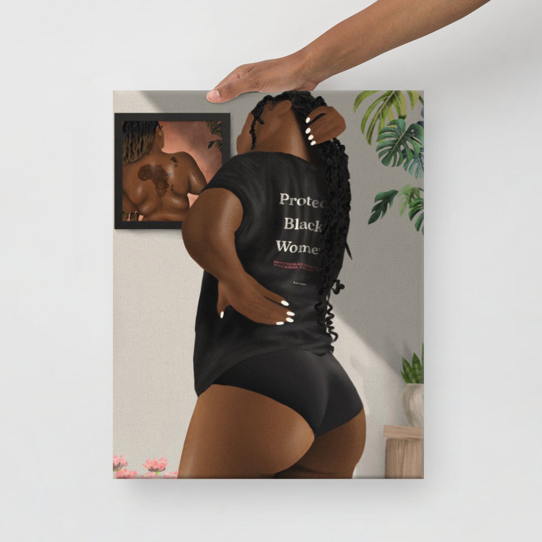 Less Stressed, More Blessed Canvas - Aaronya Paints