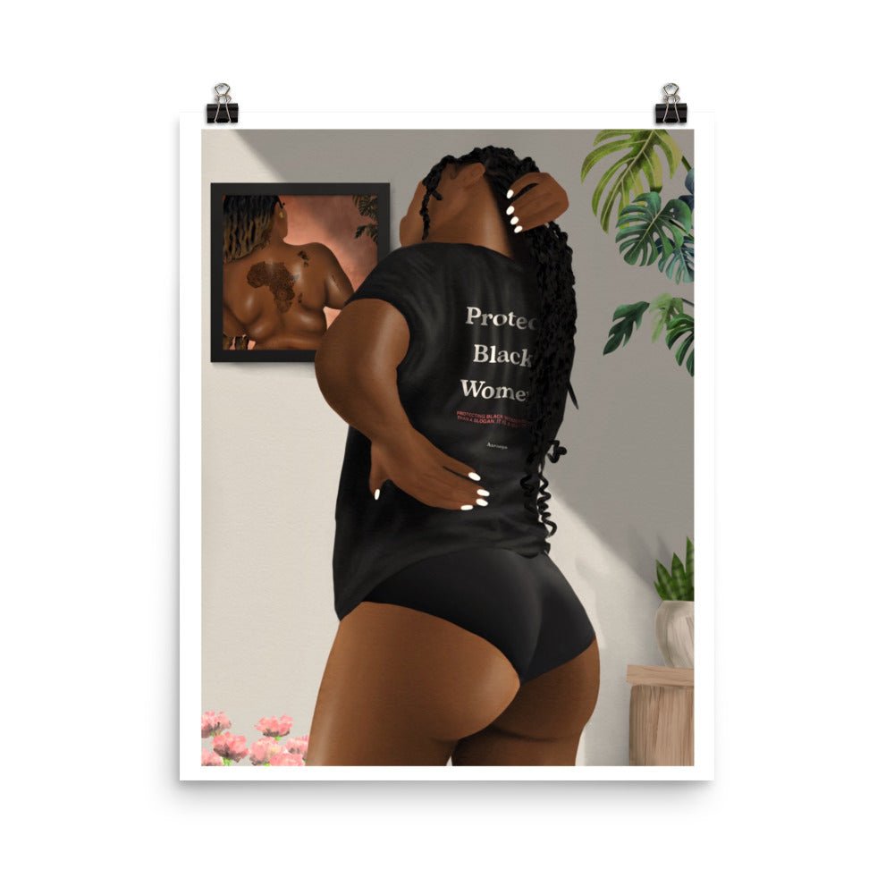 Less Stressed, More Blessed Poster - Aaronya Paints