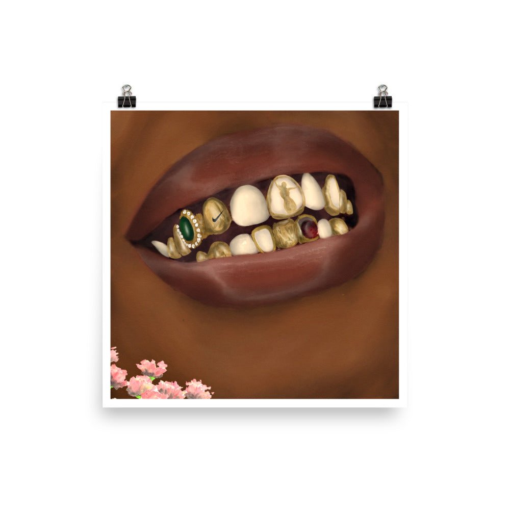 LIPS Poster - Aaronya Paints