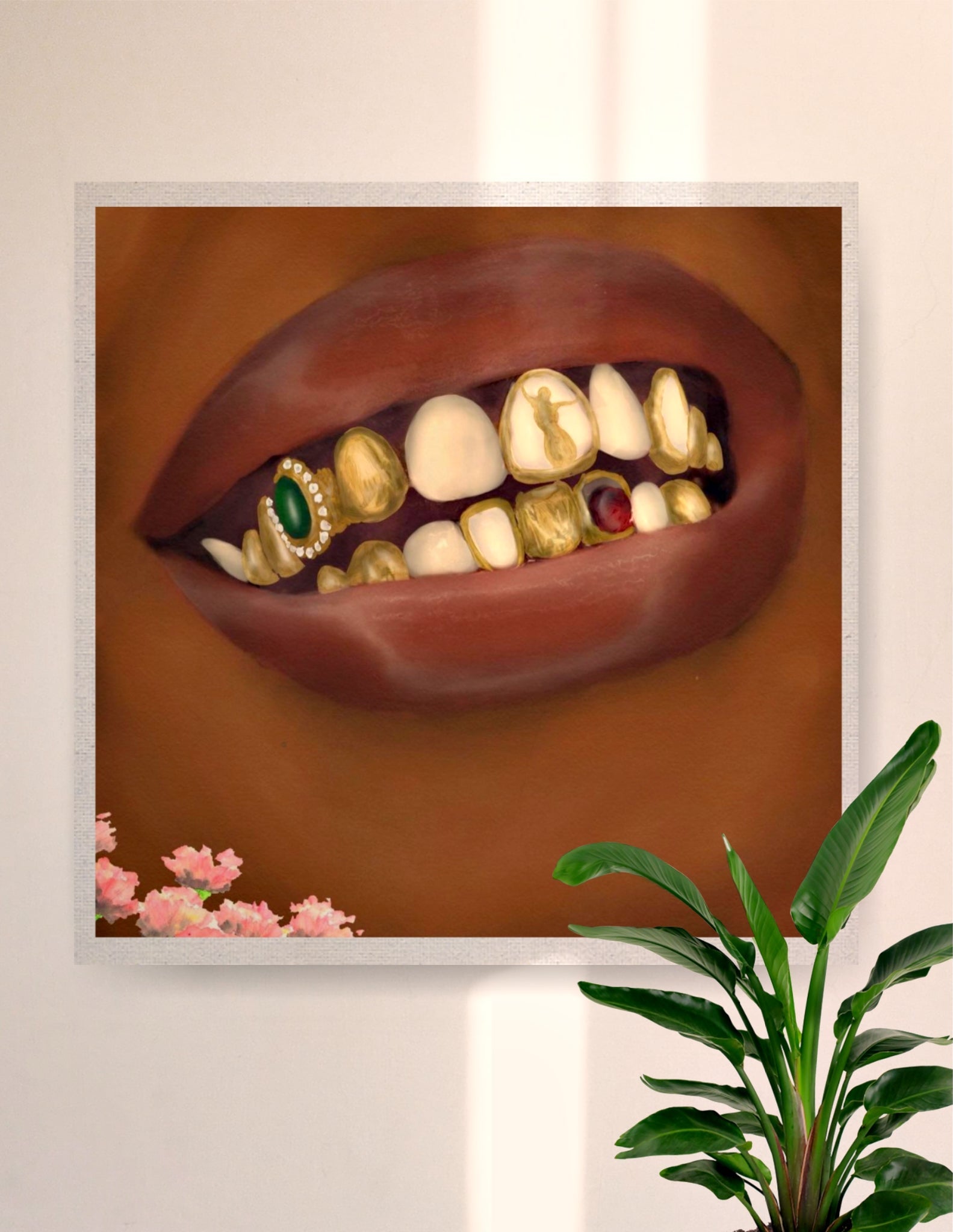 LIPS Poster - Aaronya Paints