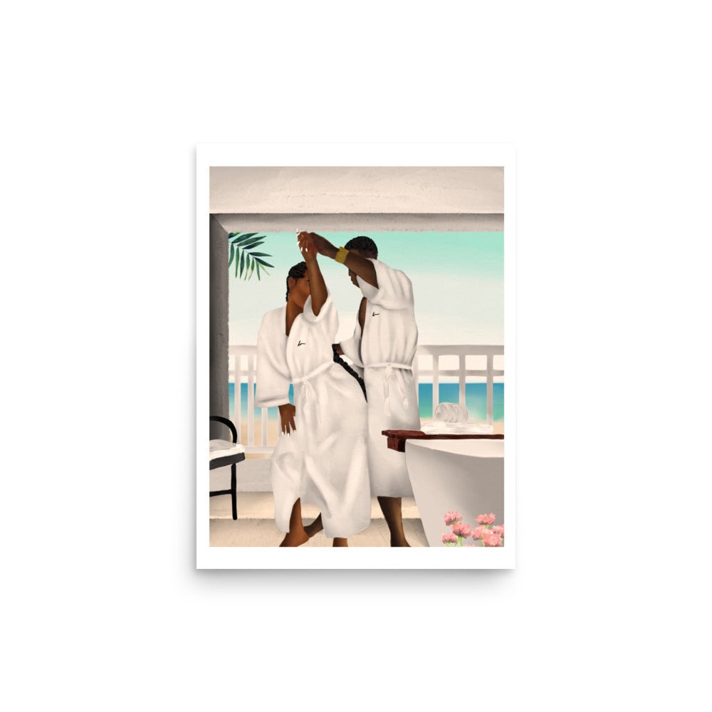 LOVERS AND BEST FRIENDS Poster - Aaronya Paints