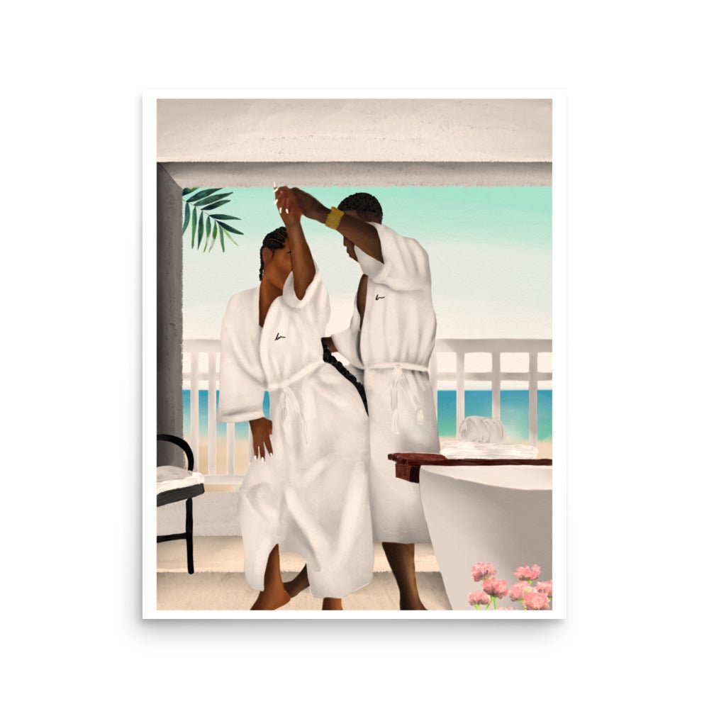 LOVERS AND BEST FRIENDS Poster - Aaronya Paints