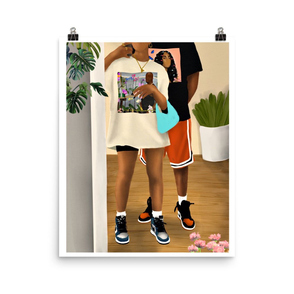 Mirror Check Poster - Aaronya Paints