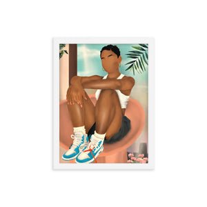 Laid Back Framed poster