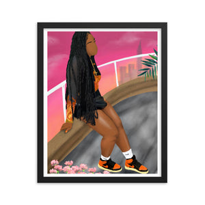 Summer in Harlem Framed poster
