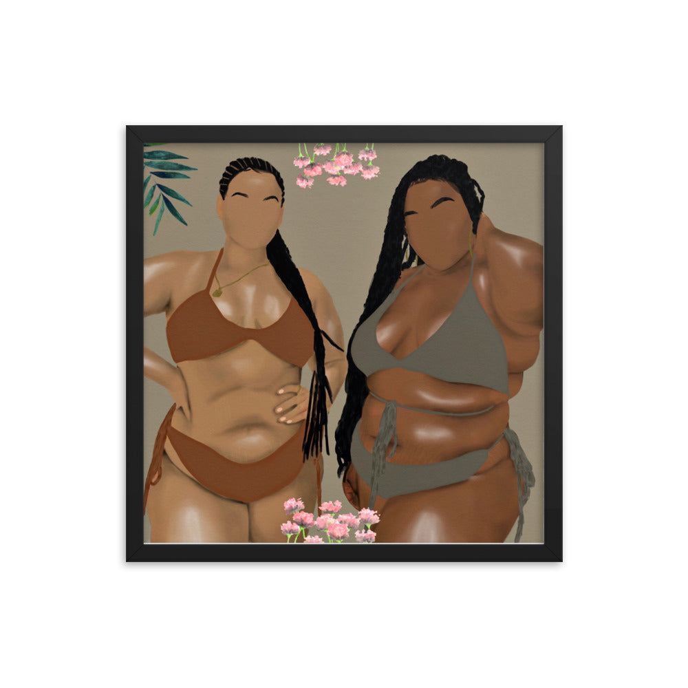 FLAVORS Framed poster