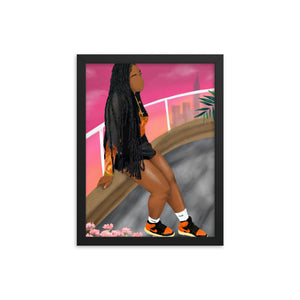 Summer in Harlem Framed poster