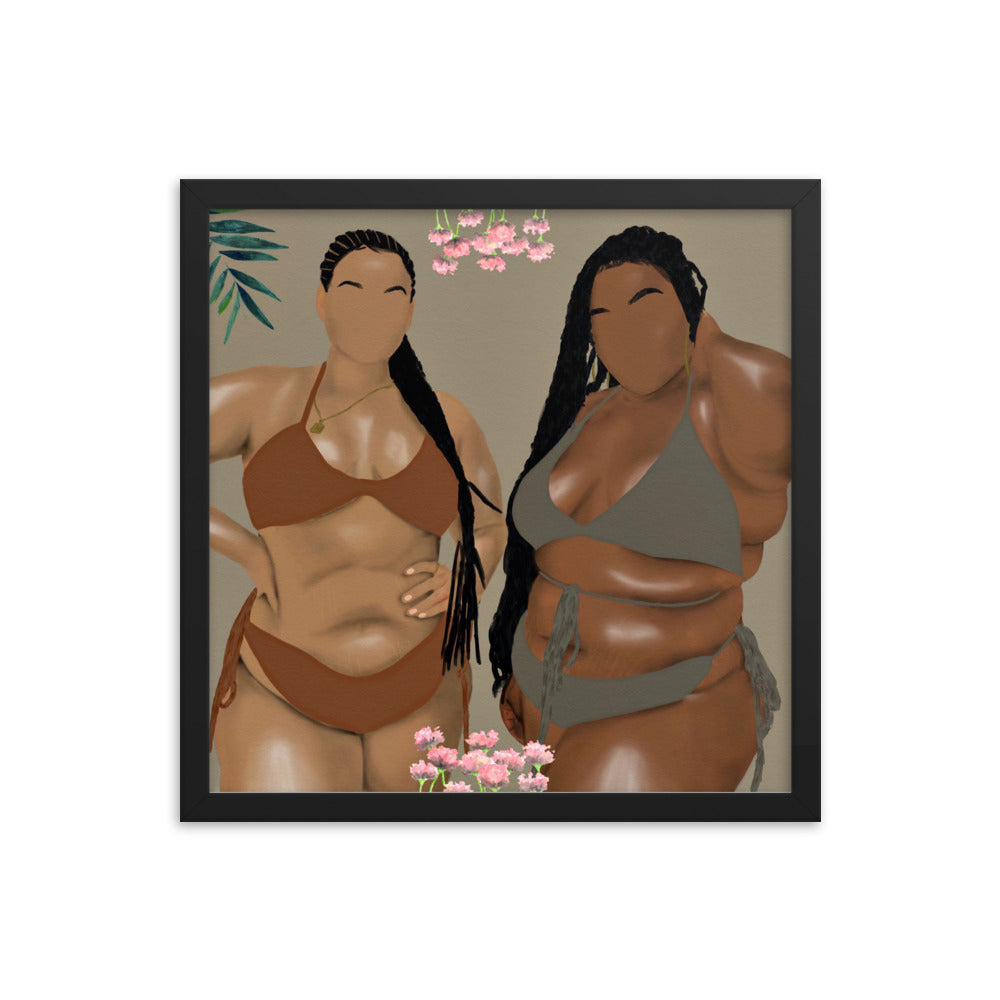 FLAVORS Framed poster
