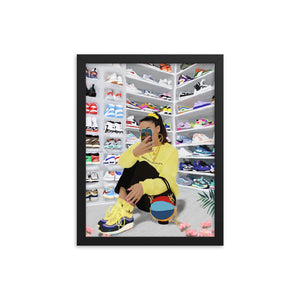 HYPEBEAST Framed poster “Inspired by @sallyssneakers”