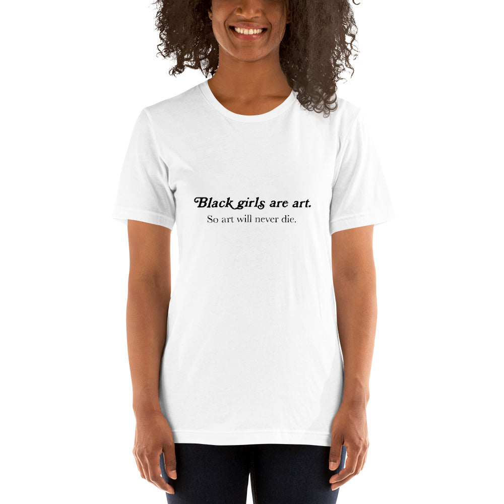 Black Girls Are Art Short-Sleeve Unisex T-Shirt
