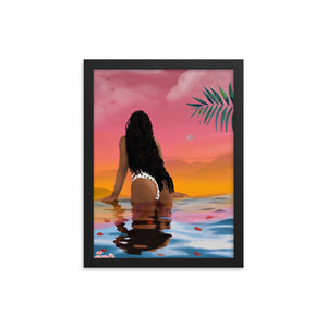 Summer in LA Framed poster