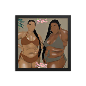 FLAVORS Framed poster