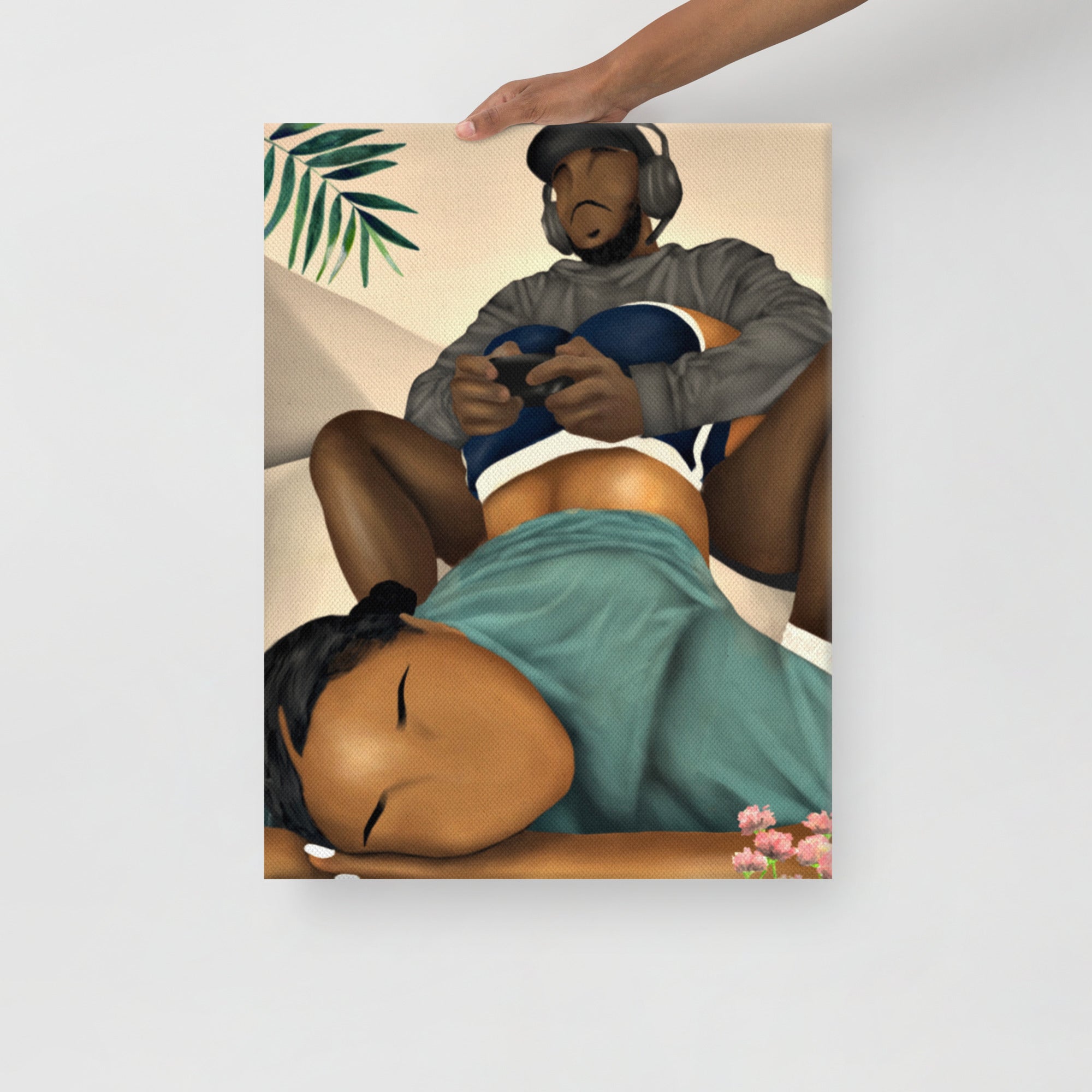 MY HAPPY PLACE 18x24 Canvas - Aaronya Paints