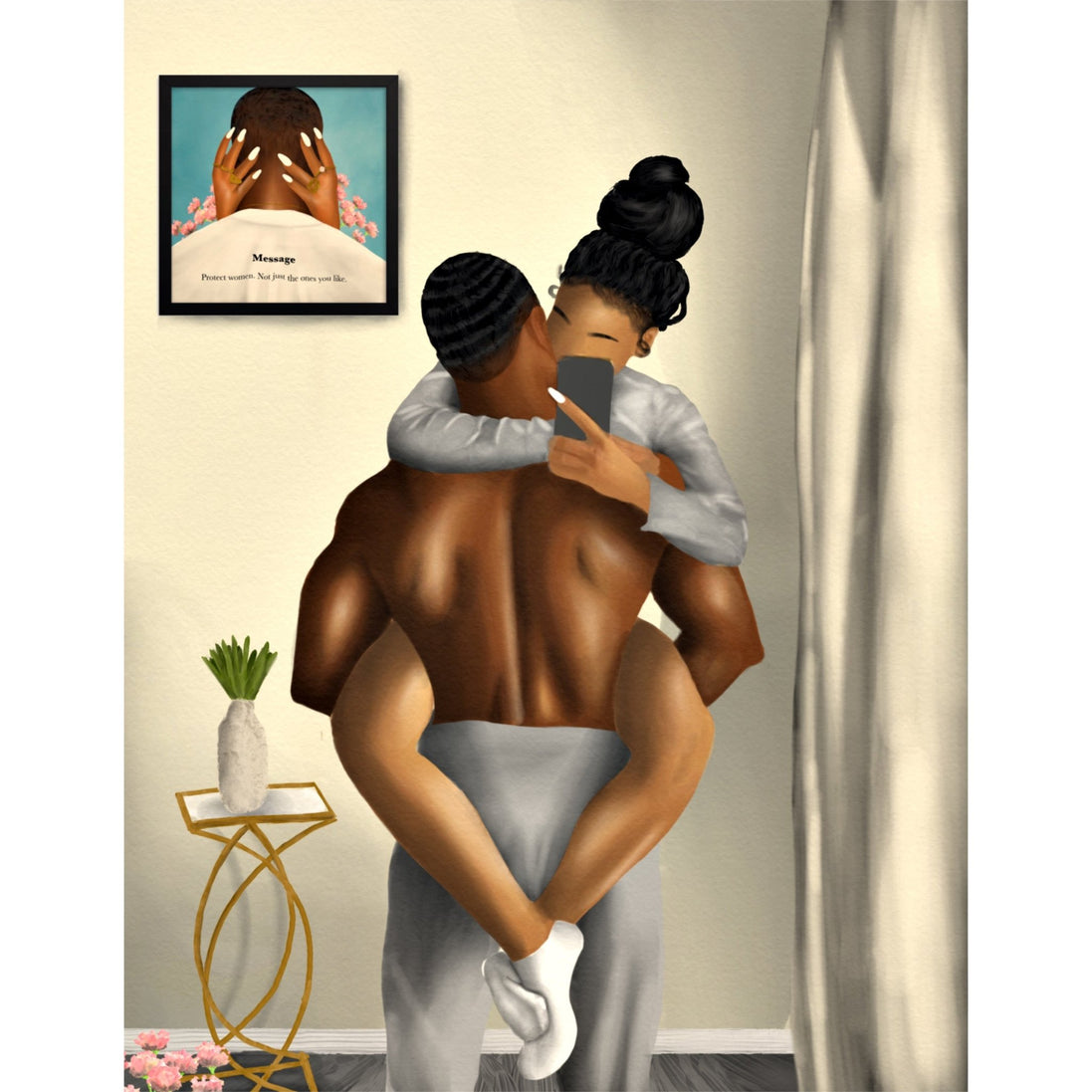 NEVER LET YOU DOWN Digital Download - Aaronya Paints