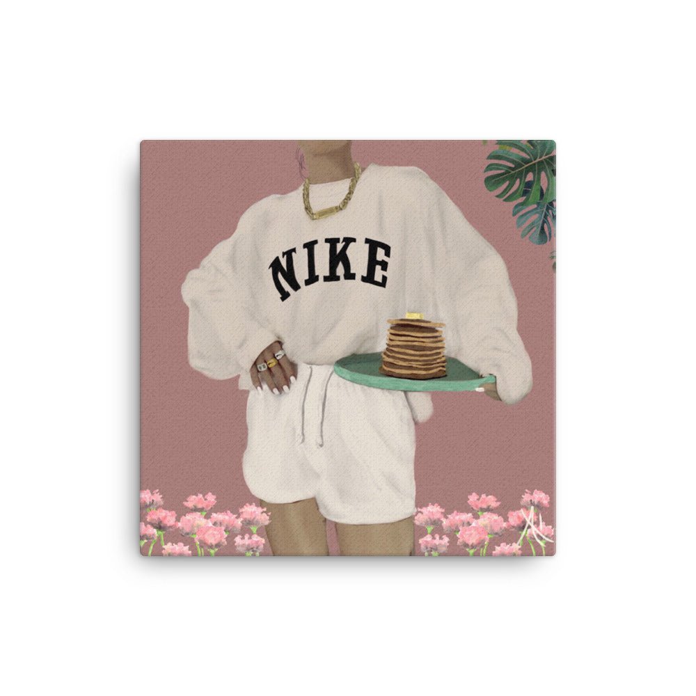 NIKE PANCAKES Canvas - Aaronya Paints