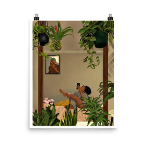 Plants Are Friends Poster - Aaronya Paints