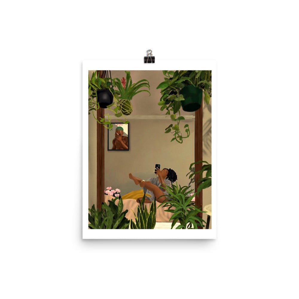 Plants Are Friends Poster - Aaronya Paints