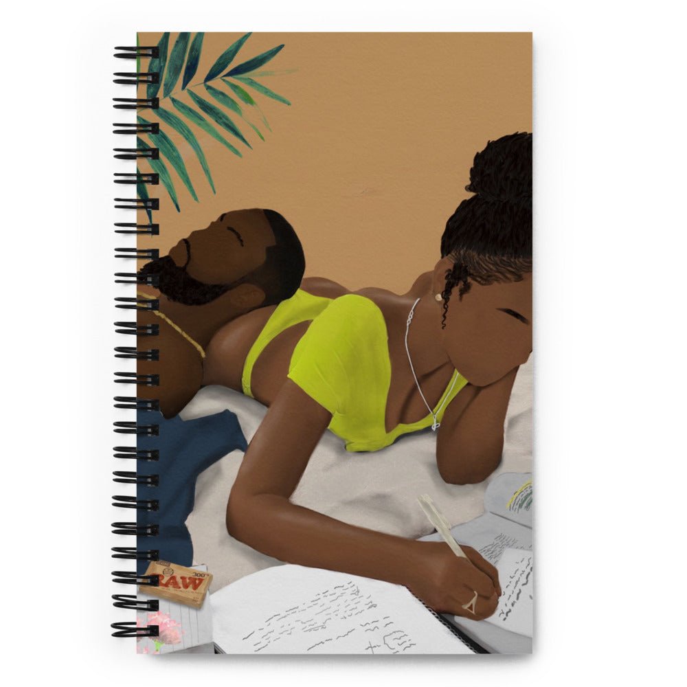 Relaxed Spiral notebook - Aaronya Paints