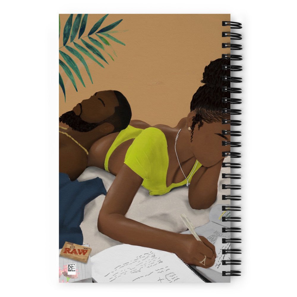 Relaxed Spiral notebook - Aaronya Paints